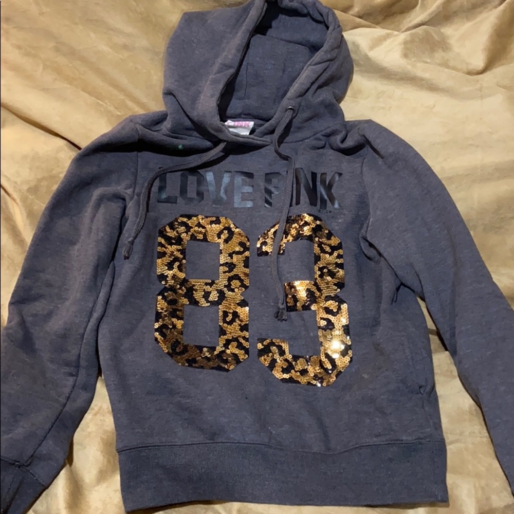 Grey Victoria’s Secret PINK hoodie